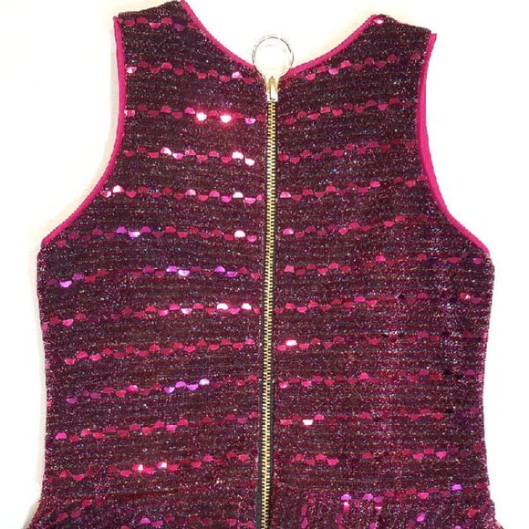 ❤️NEW 8/10 10/12 14 Zoe Ltd Sparkly Purple Sequin Tween Girls Formal Party Dress - Picture 2 of 3